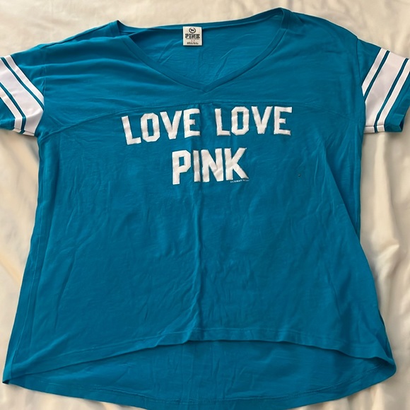 PINK Victoria's Secret Tops - VS Pink oversized v-neck tee